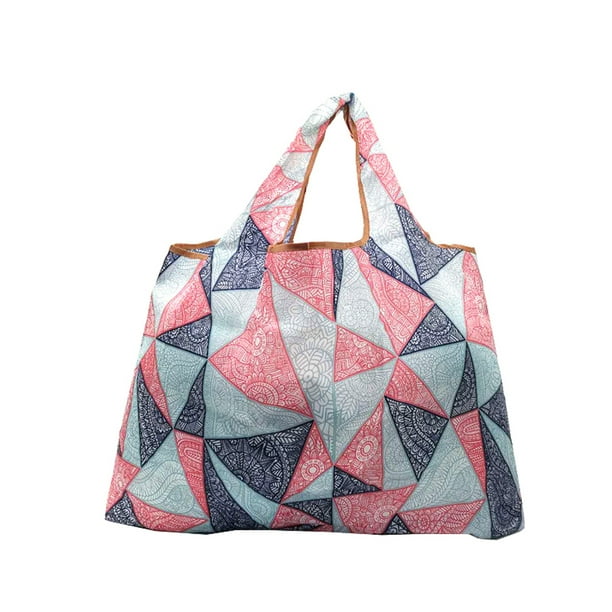 Eco Reusable Nice Foldable Nylon Eco Storage Travel Shopping Tote Grocery Bag
